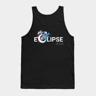 2024 Total Solar Eclipse Galaxy Tank Top